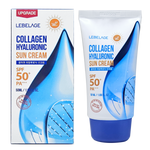 LEBELAGE Collagen Hyaluronic Sunscreen SPF50+ PA++++ Moisturizing Sunblock for Radiant Skin Protection with Centella Extract _ Made in Korea